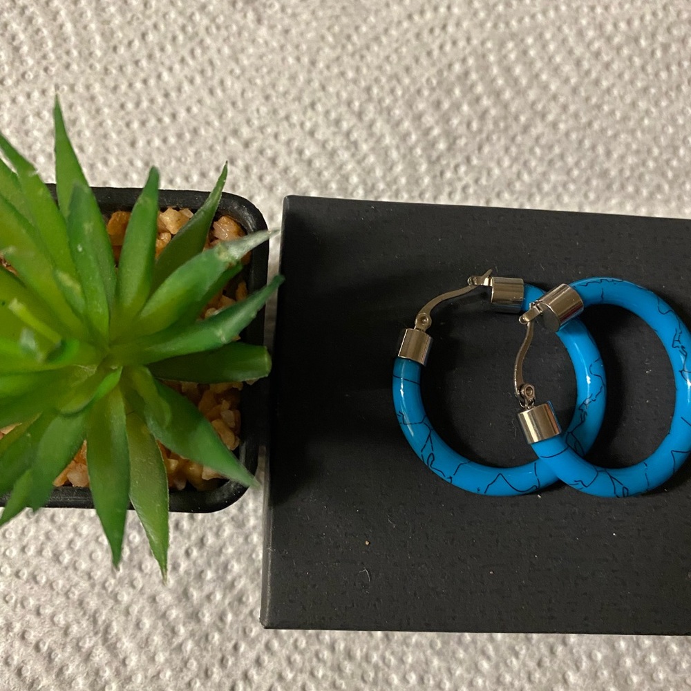 Blue Hoops - Picture 2 of 2